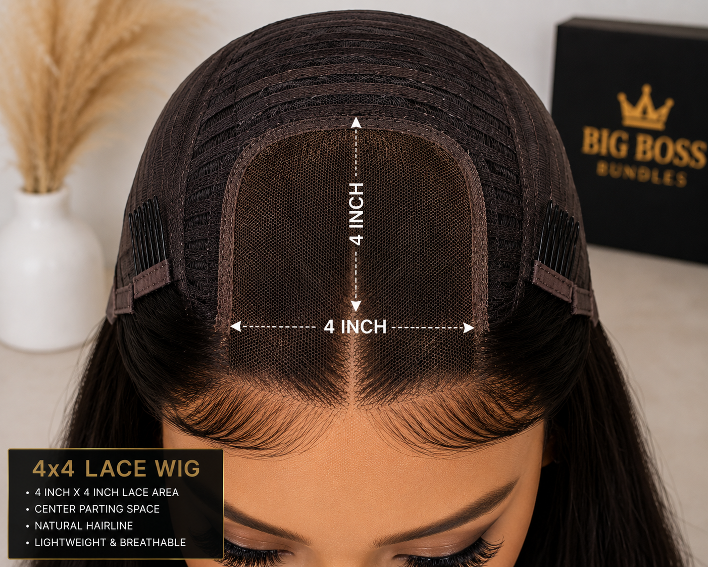 4x4 Lace Size Wig