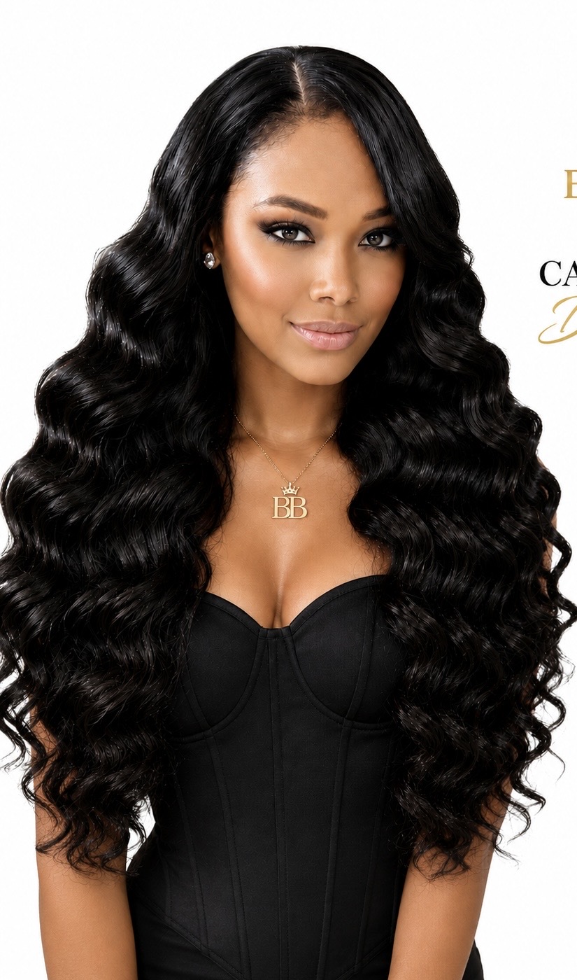 Cambodian Deep Wave Human Hair Bundles