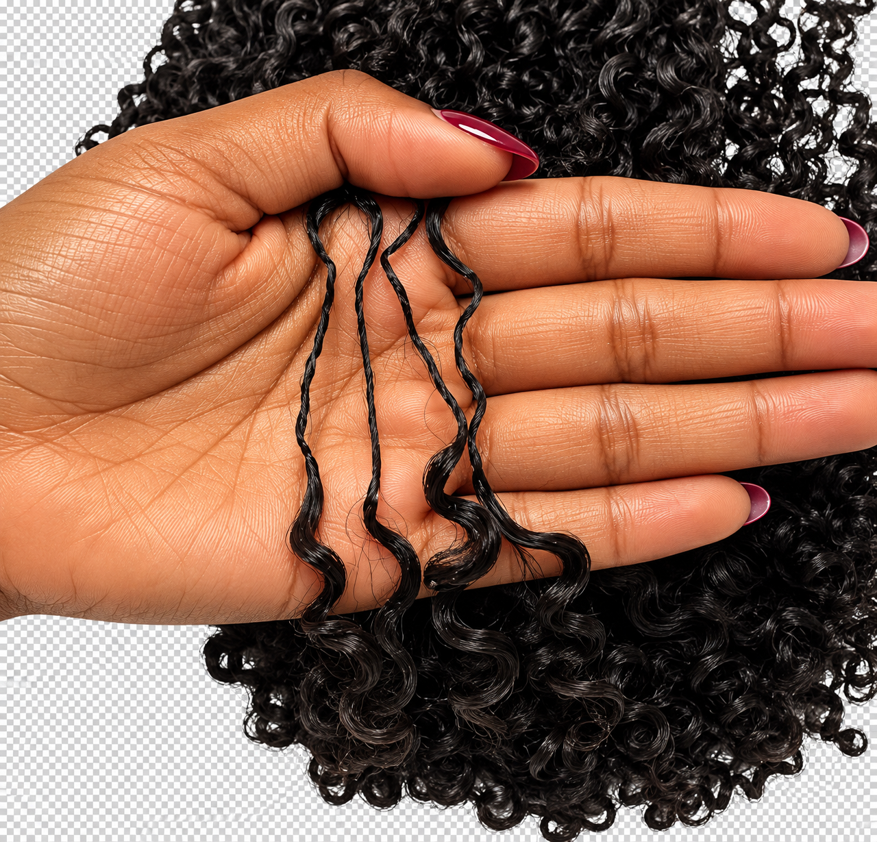 Big Boss Bundles Feathered Crochet Hair Texture Detail