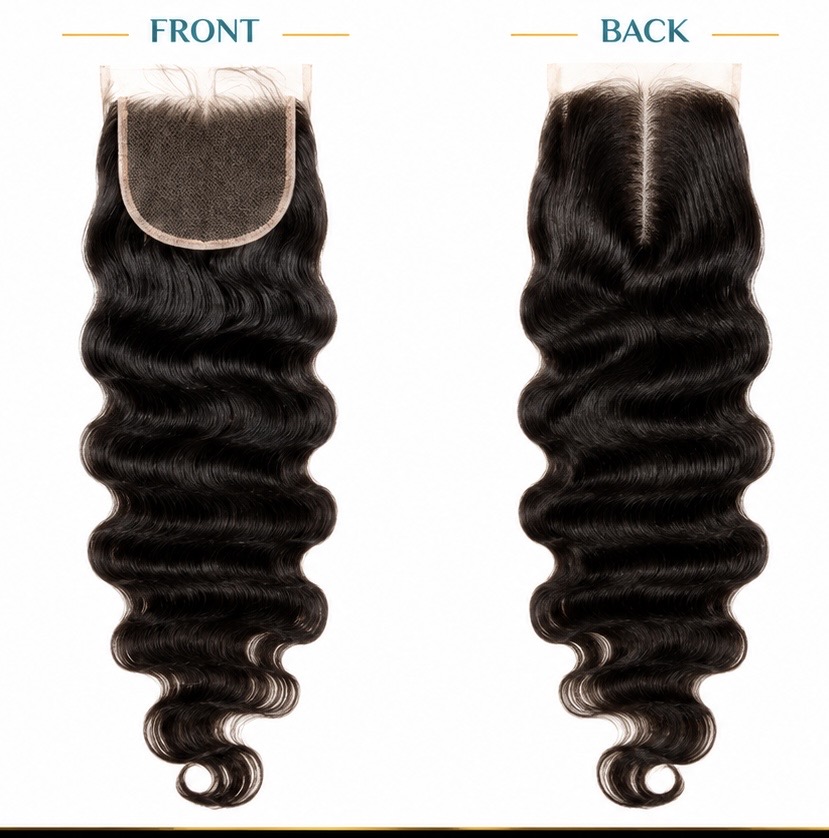 2x6 HD Lace Closure Body Wave Front View